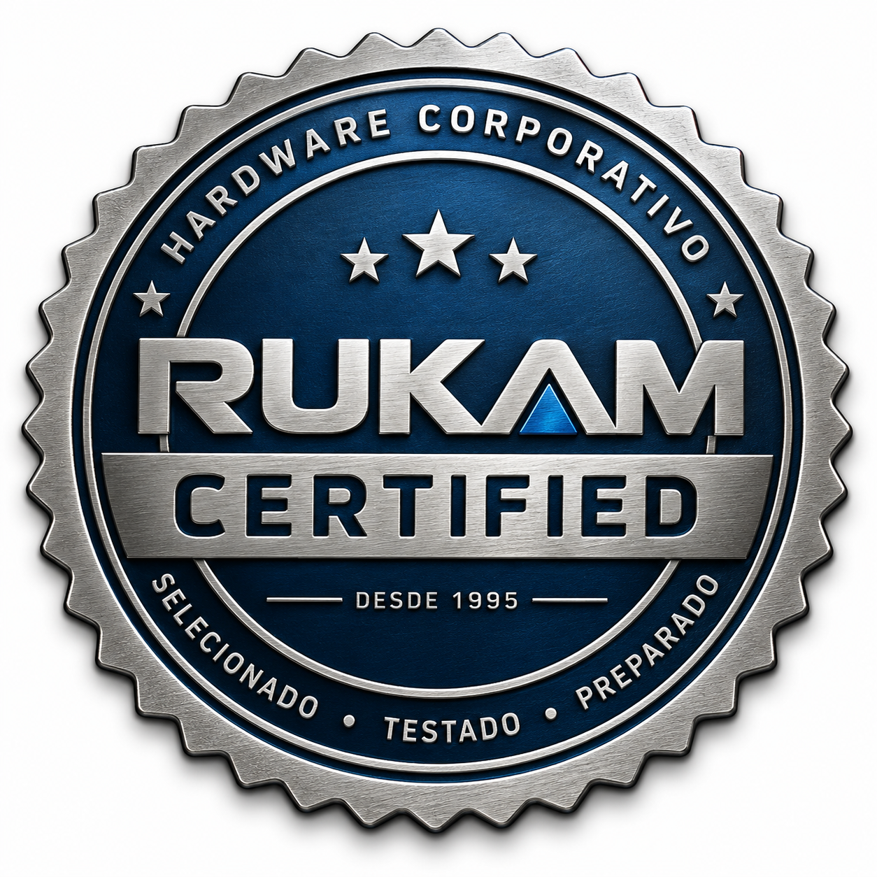 Selo RUKAM Certified - equipamento selecionado, testado e preparado